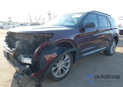 2022 Ford Explorer Xlt z USA, uszkodzony, nr VIN 1FMSK8DH3NGB25702